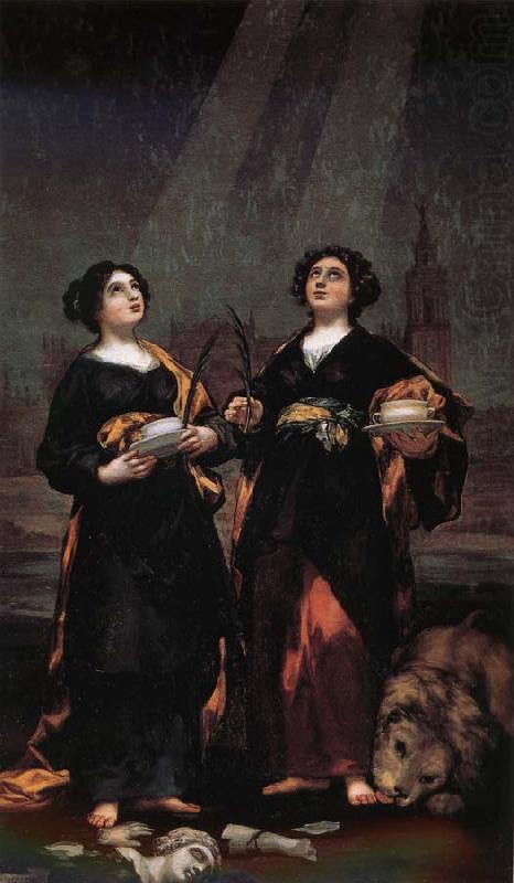 Saints Justa and Rufina, Francisco Goya